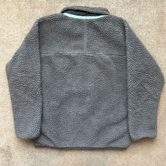 Patagonia Retro X Fleece Jacket Boys Girls Medium 10 Gray Deep Pile Classic - Picture 6 of 6